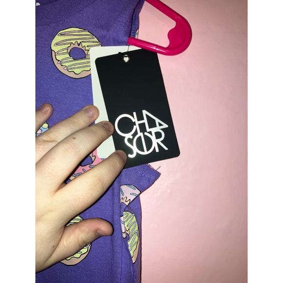 NWT Chasor light purple donut tank top size 5 girls - Picture 2 of 6